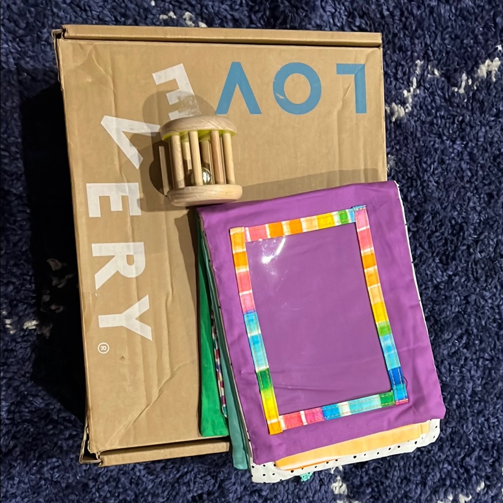 Purple and Green Learning Toy Set